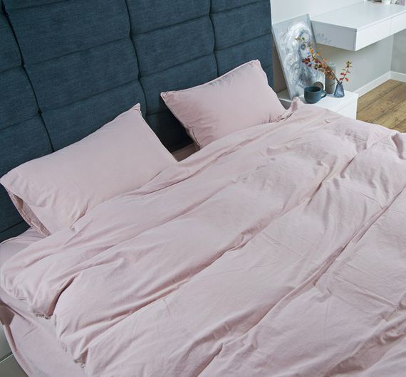 Пододеяльник SoundSleep Stonewash Adriatic pastel pink 200х220 см пастельно-розовый (2800004760898) | Зображення 3