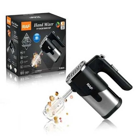 Міксер двовіночковий побутовий RAF, Ручний міксер з насадками з насадкою для збивання вершків SG-17 | Зображення 5