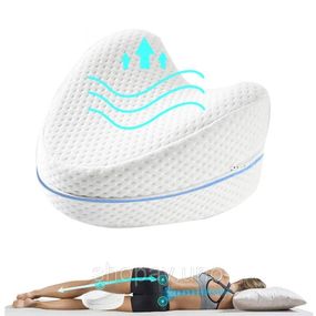 Ортопедична подушка для ніг Contour Leg Pillow гіпоалергенна подушка з пам'яттю