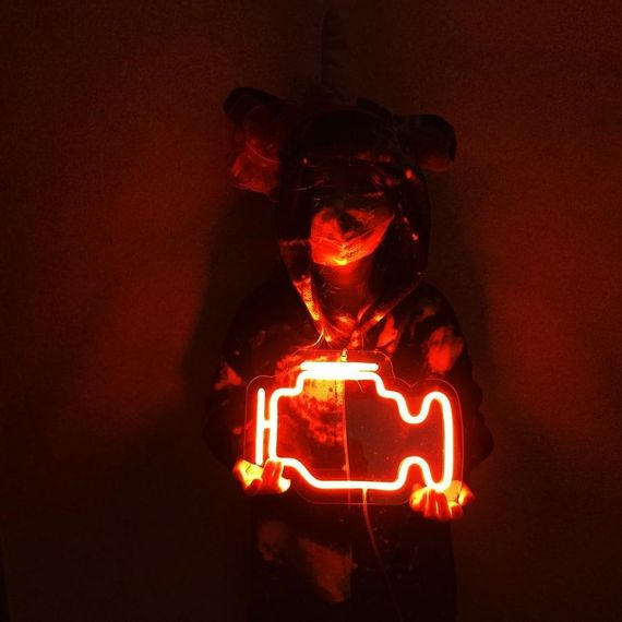 Неоновий світильник Check Engine 260х180 acr-n000065 | Зображення 8