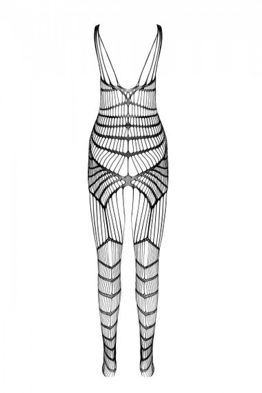 Тілесний ажурний бодістокінг зі складним вертикальним плетінням Casmir CA004 sexstyle | Зображення 6