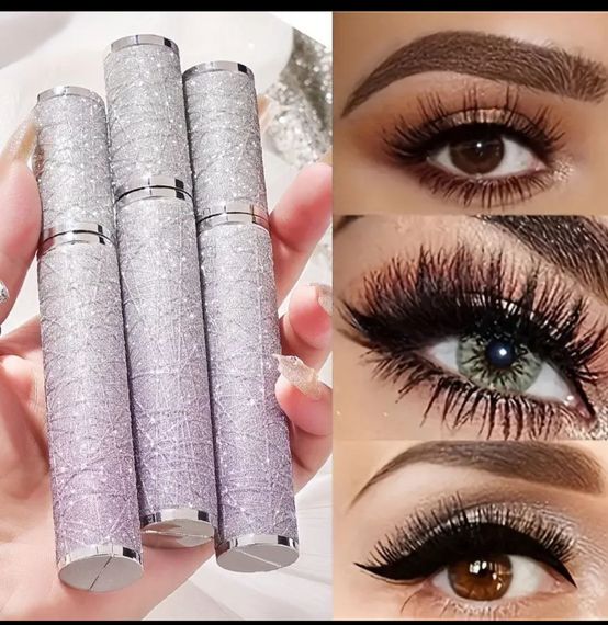 Водостійка туш для вій з силіконовою щіточкою, Skyvii | Зображення 4