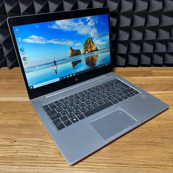 Ноутбук Б-клас HP EliteBook 735 G5 / 13.3" (1920x1080) IPS / AMD Ryzen 3 Pro 2300U (4 ядра по 2.0 - 3.4 GHz) / 8 GB DDR4 / 128 GB SSD / AMD Radeon Vega 6 Graphics / WebCam б/в | Зображення 2
