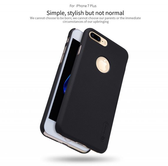 Чохол Nillkin Matte для Apple iPhone 7 plus / 8 plus (5.5") (+ плівка) Чорний | Зображення 6