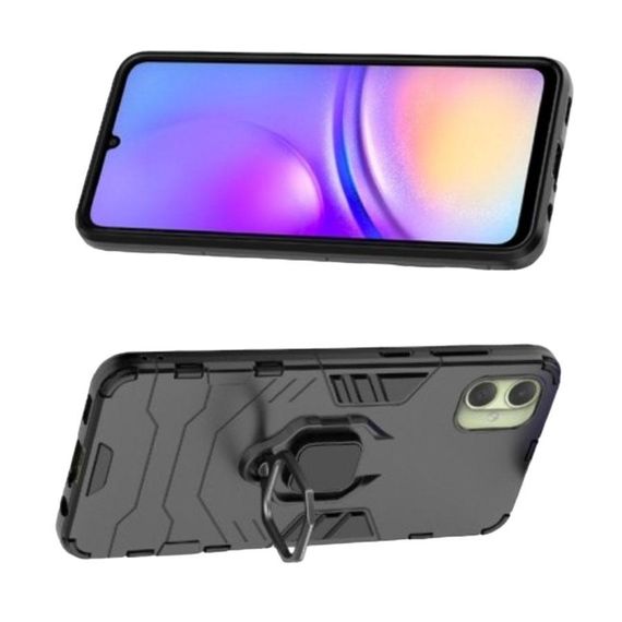 Чехол бампер Primolux Ring Armor для телефона Samsung Galaxy A05 (SM-A055) - Black | Зображення 1