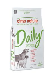 Сухий корм з яловичиною для собак Almo Nature Daily Dog Adult with Beef and Rice, 1.2 кг