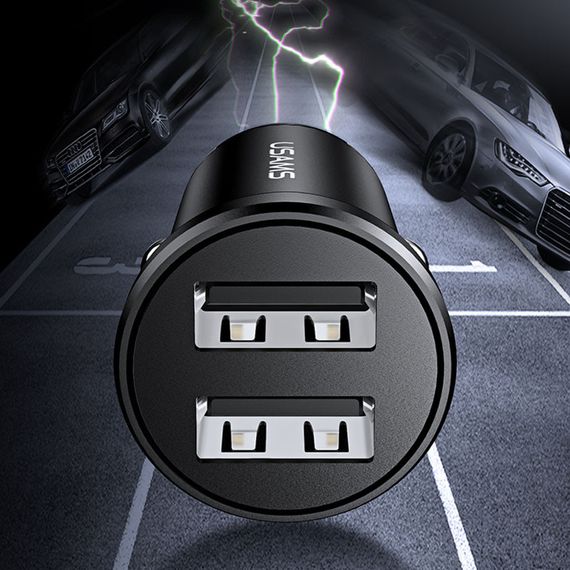 АЗУ Usams US-CC114 C20  Dual USB Mini | Зображення 1