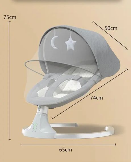 Колисковий центр шезлонг-гойдалка+москітна сітка (підвісні іграшки) | Зображення 3