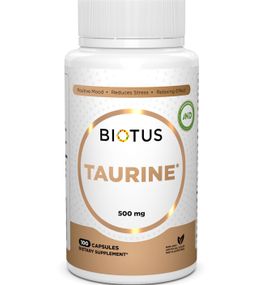 Таурин Biotus Taurine 500 mg 100 Caps BIO-531088