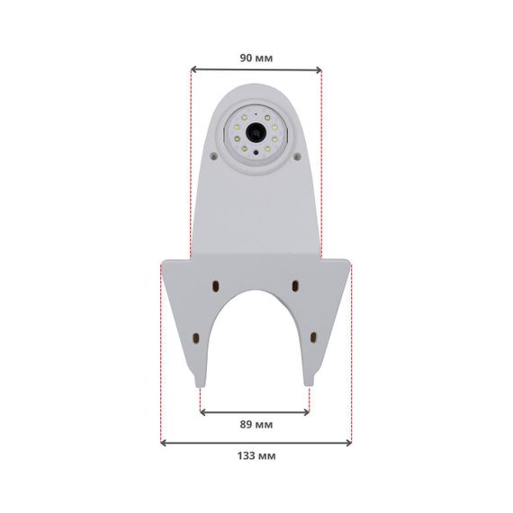 Камера заднього огляду (штатна) серії QIV Q-A BUS 08 (white) | Зображення 1