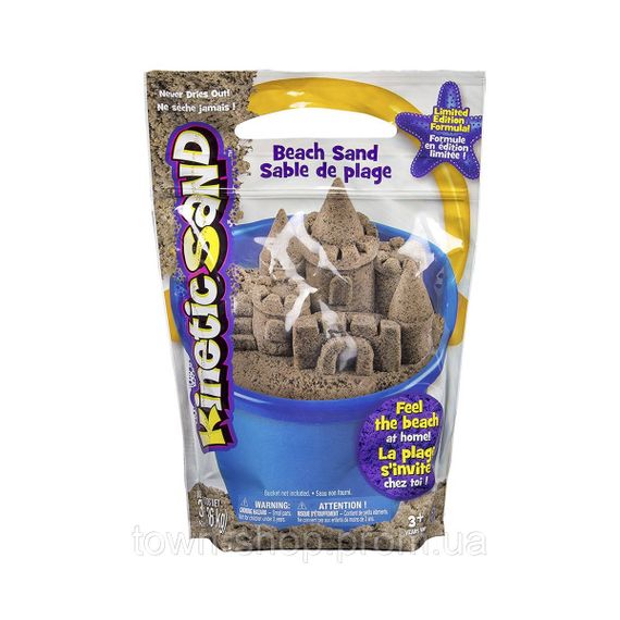 Песок Для Детского Творчества - Kinetic Sand Beach (Натуральный Цвет) | Зображення 2