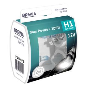 12010MPS BREVIA Автолампа H1 12V 55W P14.5s Max Power+100% S2 HALOGEN