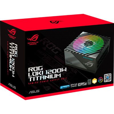 Блок питания ASUS 1200W ROG-LOKI-1200T-SFX-L-GAMING PCIE5 (90YE00N0-B0NA00) | Зображення 6
