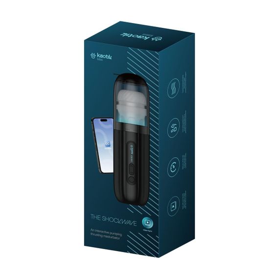 Смарт-мастурбатор Kaotik Labs The Shockwave, режим edging, імітація фрикцій Sex Aura | Зображення 9