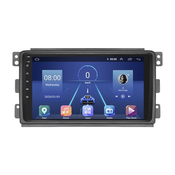 Штатная магнитола Lesko для Smart Fortwo I Рестайлинг 2003-2007 экран 9" 4/64Gb 4G Wi-Fi GPS Top Смарт