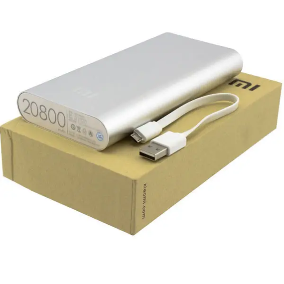 Портативний зарядний пристрій Powerbank Xiaomi M8 20800 Silver, Gold, Black | Зображення 2