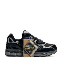 Мужские кроссовки ASICS Gel-NYC Gore-Tex Black Grey Silver (термо) , Вьетнам 44 28