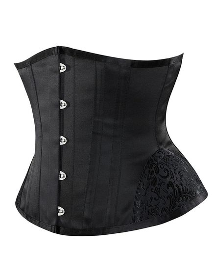 Корсет Star Night Corset з гачками та шнурівкою, чорний, L (без коробки) sexstyle | Зображення 4