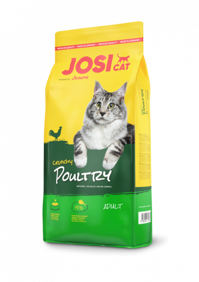 Josera JosiCat Crunchy Poultry. Йозера Йозі Кет Кранчі Полтрі для дорослих котів 10 кг
