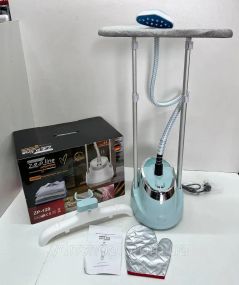 Голубой  Отпариватель вертикальный для одежды со стойкой Zepline ZP-129 3000W