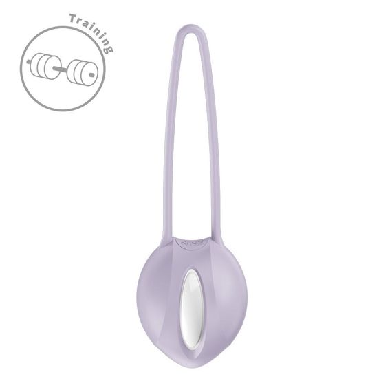 Вагинальный шарик Fun Factory SMARTBALL UNO Purple, одинарный, диаметр 3,6 см, Фиолетовый | Зображення 1