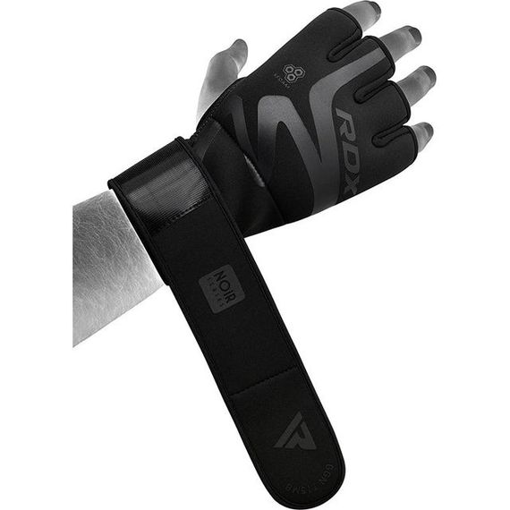 Рукавиці неопренові RDX T15 Noir Inner Matte Black M | Зображення 2