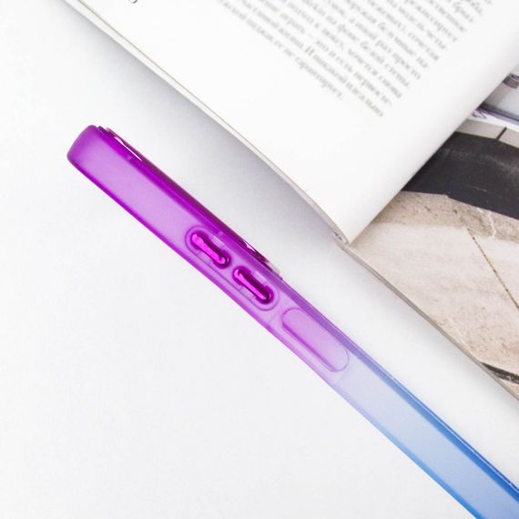 Чохол TPU+PC Fresh sip series для Xiaomi Redmi Note 12 4G Синій / Фіолетовий | Зображення 3