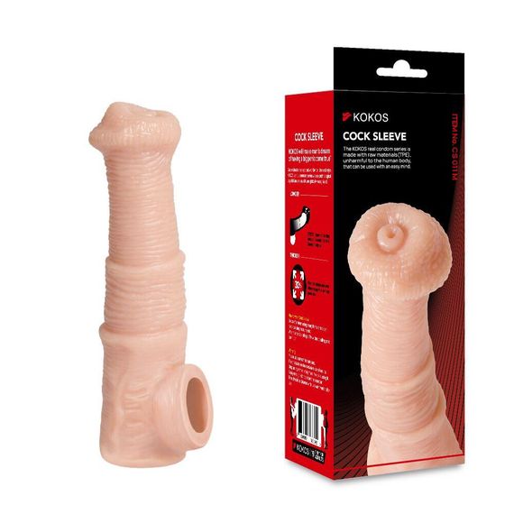 Насадка на член Kokos Cock Sleeve CS 011 M Sex Aura | Зображення 2