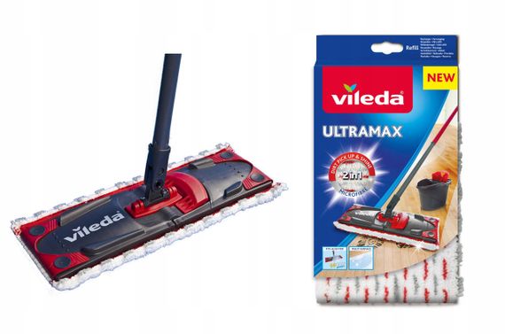 🧼 Набір для прибирання Vileda Ultramax Mop Box: швабра + відро з віджимом (оригінал) | Зображення 8