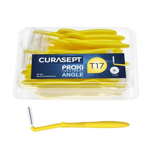 Йоржик міжзубний кутовий Curasept PROXI T17, жовтий, 25шт