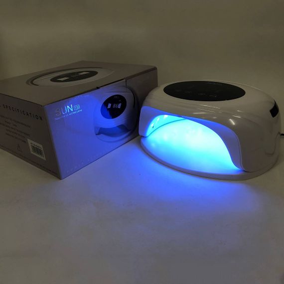 Універсальна лампа для сушіння гель-лаку LED+UV, Лампа для полімеризації гелю нігтів лід ZG-14 | Зображення 9