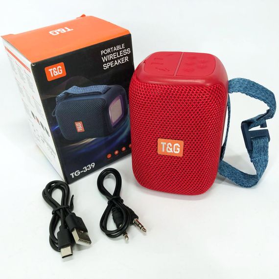 Bluetooth колонка з різнокольоровим підсвічуванням TG339, Bluetooth колонка з динамічним підсвічуванням HM-51 | Зображення 2