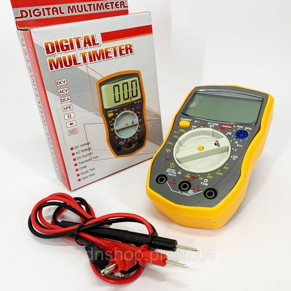 Мультиметр с высоким диапазоном измерений HAOYUE, Мультиметр бытовой тестер напряжения NQ-65 | Зображення 6