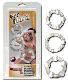 Эрекционные кольца Get Hard clear sexstyle