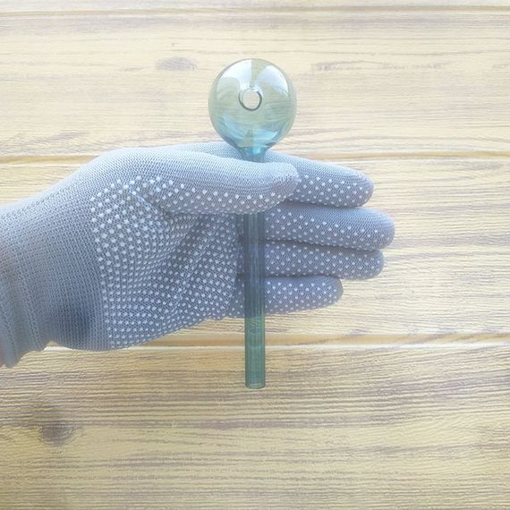 Стеклянная трубка Globe Long Oil Teal | Зображення 2