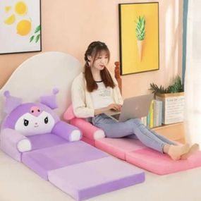 Диванчик дитячий розкладний трансформер Куромі Фіолетовий