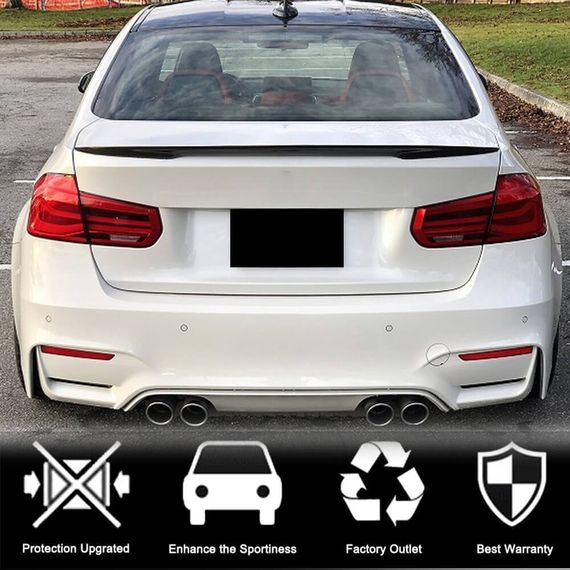 Спойлер MP-Style V1 (для F30/F80) для BMW 3 серія F-30/31/34 2012-2019 рр | Зображення 1