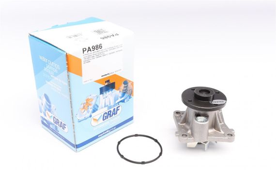 Помпа води Mitsubishi Colt 1.1 1.3 1.5 04-12 Lancer VIII 1.5-1.6 08- Citroen C4 1.6 12- R B 6 лоп  PA986