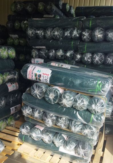 Затеняющая сетка 60% 10*50 м  (Агрокремень) сетка для защиты от солнца | Зображення 7