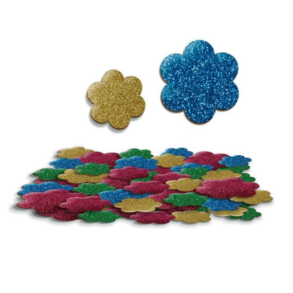 Дитячий набір м'яких наліпок "Квітка" VT4206-54, 50 наліпок | Зображення 1