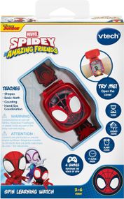Человек-паук Интерактивные детские часы со Спайдерменом Оригинал VTech Spidey and His Amazing Friends Spin Learning Watch