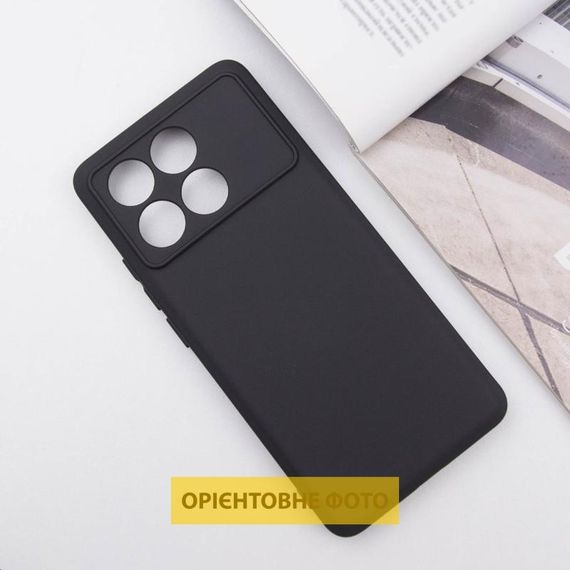 Чохол TPU GETMAN Liquid Silk Full Camera для Xiaomi Poco X6 / Note 13 Pro 5G Чорний / Black | Зображення 1