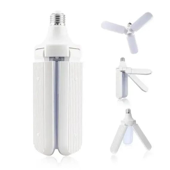 Світлодіодна лампа Fan Blade Led 45W E27 потрійна у формі вентилятора