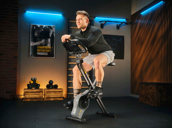 Велотренажер Trex Sport TX-340XB BRIZ магнітний сірий | Зображення 7