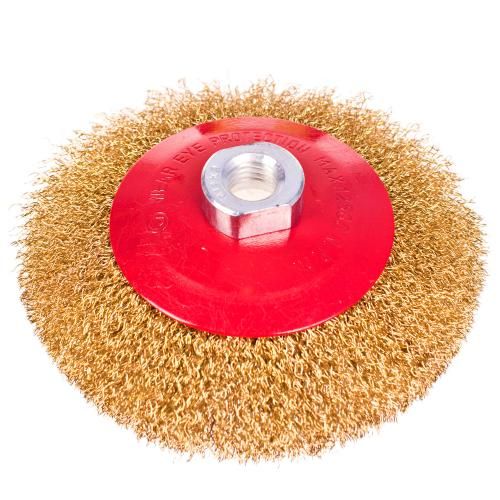 Щітка конусна "кручений дріт" 115мм, М14х2 Alloid