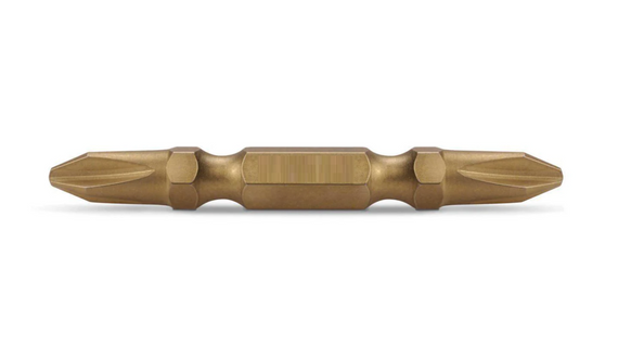 Біта насадка РН2*PZ2*65 мм, 1/4", S2, Титан