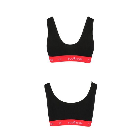 Спортивный топ на широких бретелях Passion PS003 TOP black, size M | Зображення 4