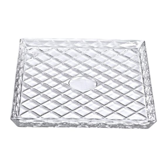 Блюдо для закусок Lirmartur стеклянное 24,5*20,5*2 см HP-YH-39