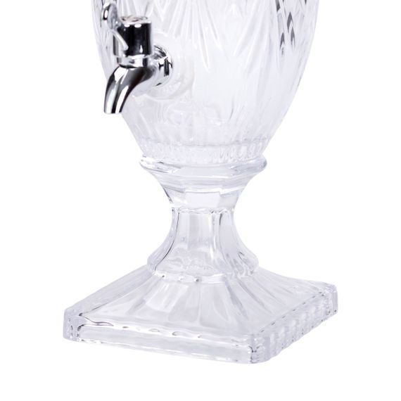 Лимонадниця з краном на ніжці скляна для напоїв 2 л 46 см HP-19-15 | Зображення 6