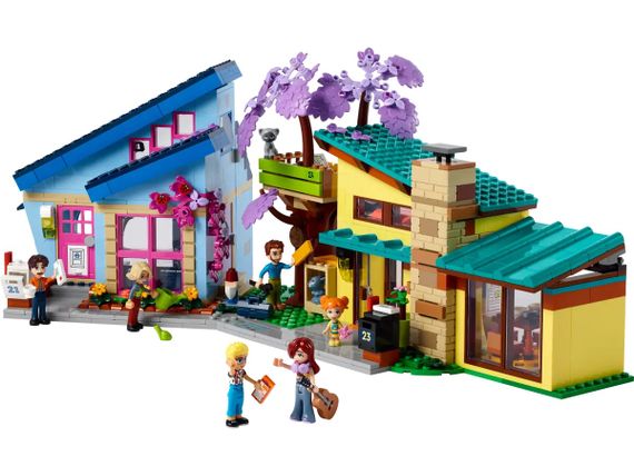 Конструктор LEGO Friends Родинні будинки Оллі й Пейслі (42620) | Зображення 2